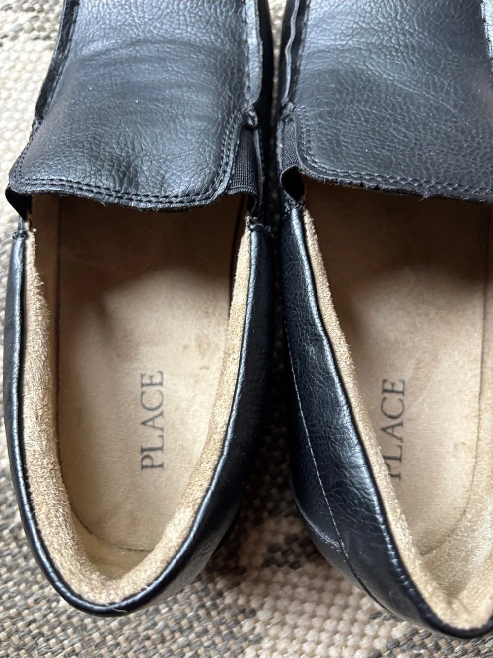 Children’s Place Black Slip On Loafers